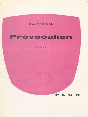 cover image of Provocation